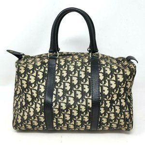 Auth Christian Dior Oblique Saddle Speedy Boston